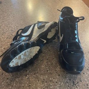 Size 8.5 football cleats that were used for part of last season.